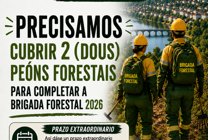 anuncio vacantes 2 peons forestais