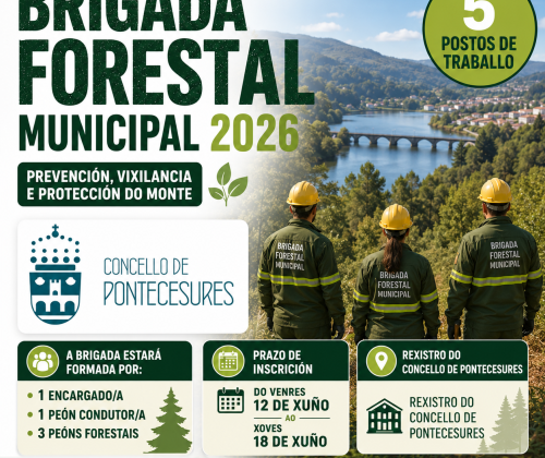 APERTURA DE PRAZO PARA INSCRIBIRSE PARA FORMAR PARTE DA BRIGADA FORESTAL NA CAMPA&Ntilde;A 2026