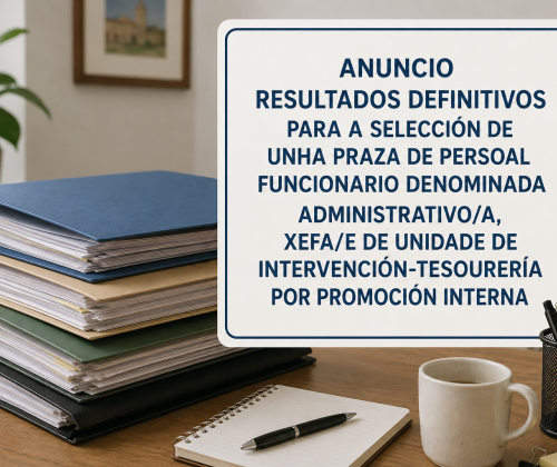 ANUNCIO DOS RESULTADOS DO PROCESO SELECTIVO